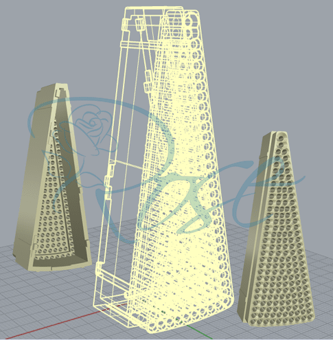 نمونه کار مدل سازی و مهندسی معکوس برای پرینت سه بعدی